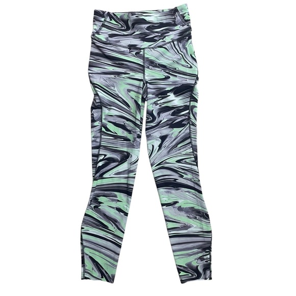 Lululemon Base Pace High-Rise Running Tight 25" Paint Glide Warp Black Size 6 - Picture 2 of 9